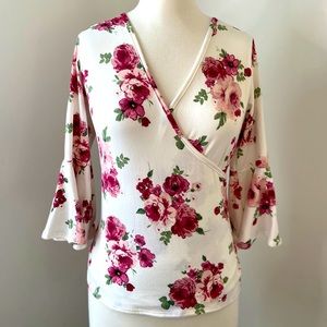 🌸 Faux Wrap Bell Cuff - Jersey Knit